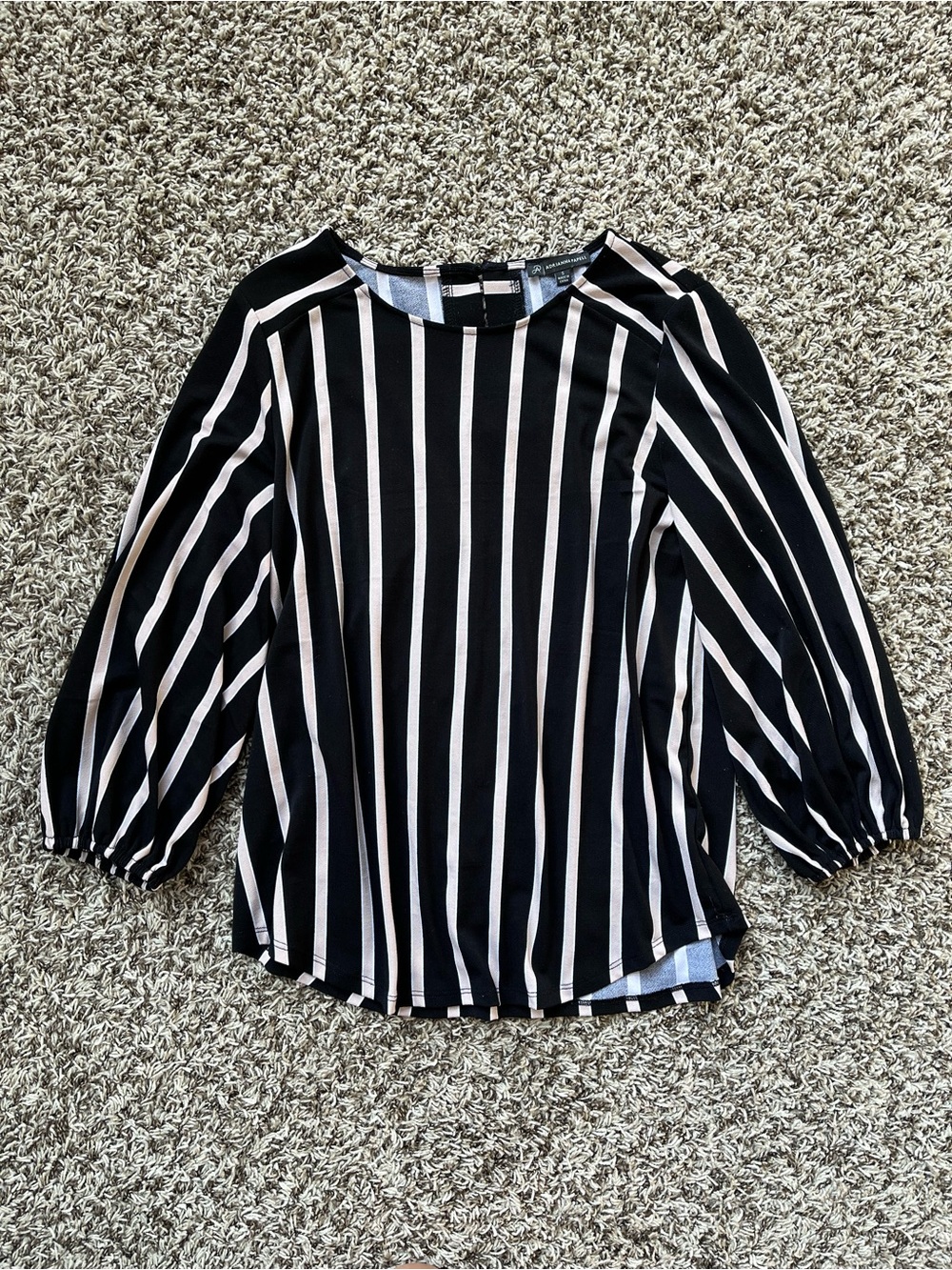 Adrianna Papell 3/4 Sleeve Blouse